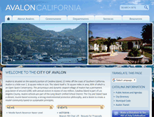 Tablet Screenshot of cityofavalon.com